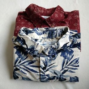 Men's short sleeve shirts bundle of 2